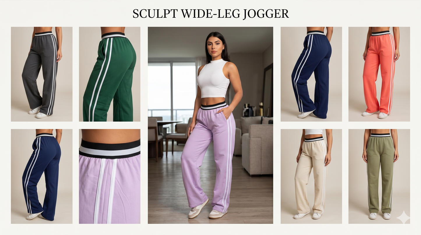 Sculpt Wide-Leg Jogger: El Nuevo Estándar del Lujo Diario