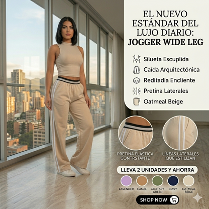 Sculpt Wide-Leg Jogger: El Nuevo Estándar del Lujo Diario