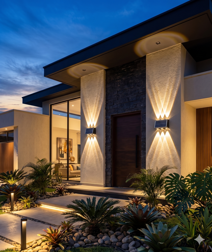 Lampara solar 6 leds