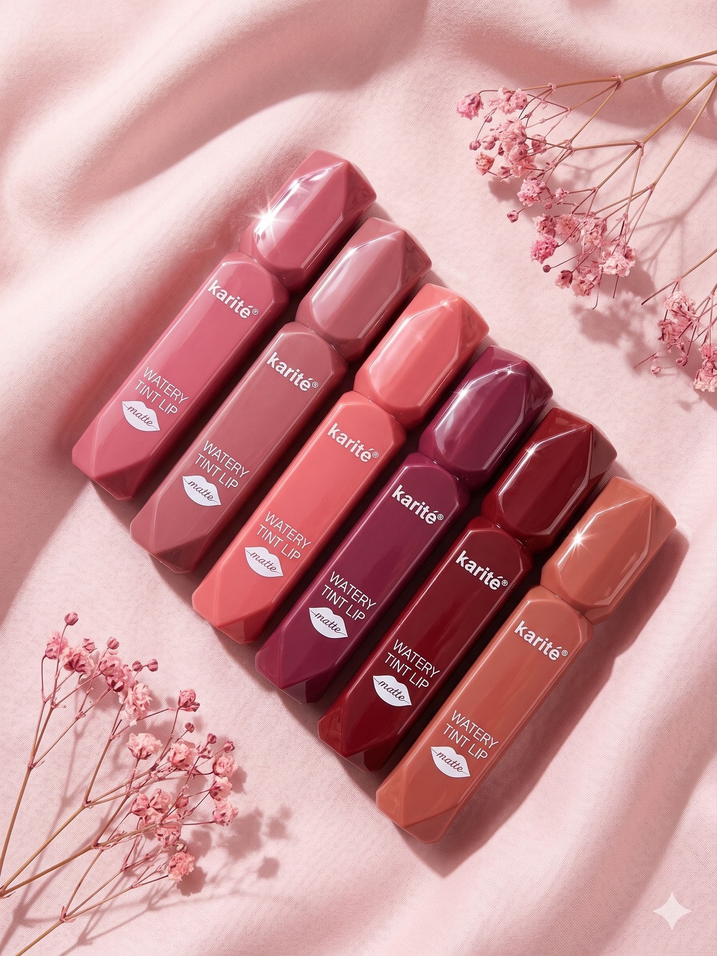 💋 SET KARITÉ WATERY TINT LIP x6