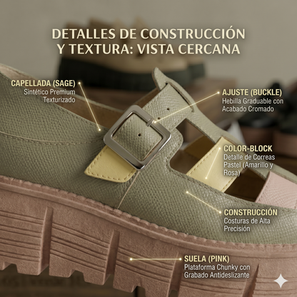 Sandalias Chunky Fisherman Milán – Calzado Plataforma Tipo Pescador Para Dama