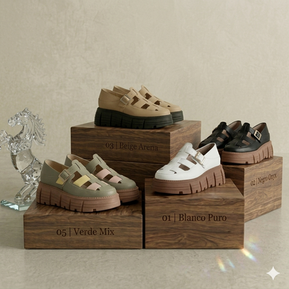 Sandalias Chunky Fisherman Milán – Calzado Plataforma Tipo Pescador Para Dama
