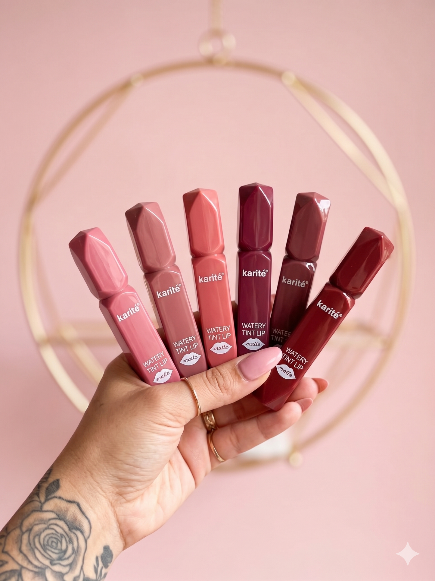 💋 SET KARITÉ WATERY TINT LIP x6