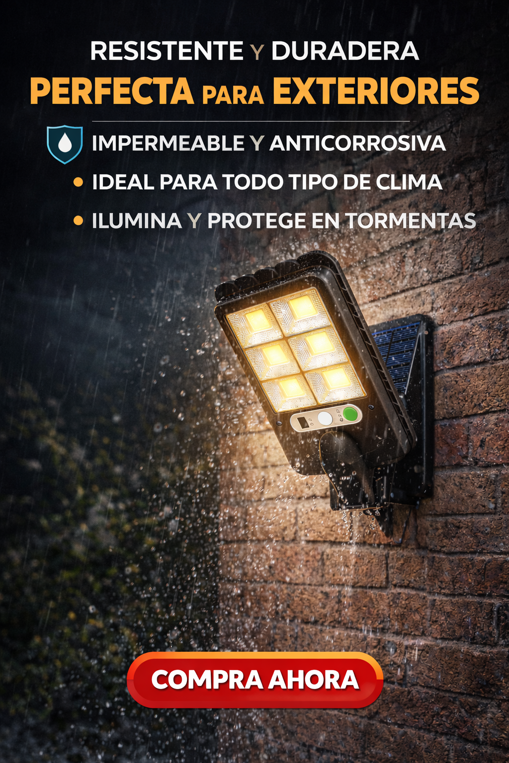 Lámpara Solar 200W (Kit 2x1 Especial o 2x4 Super promo)