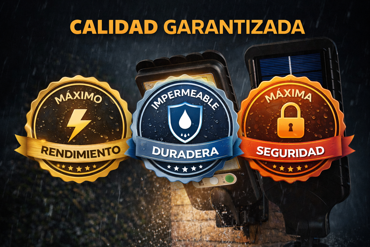 Lámpara Solar 200W (Kit 2x1 Especial o 2x4 Super promo)