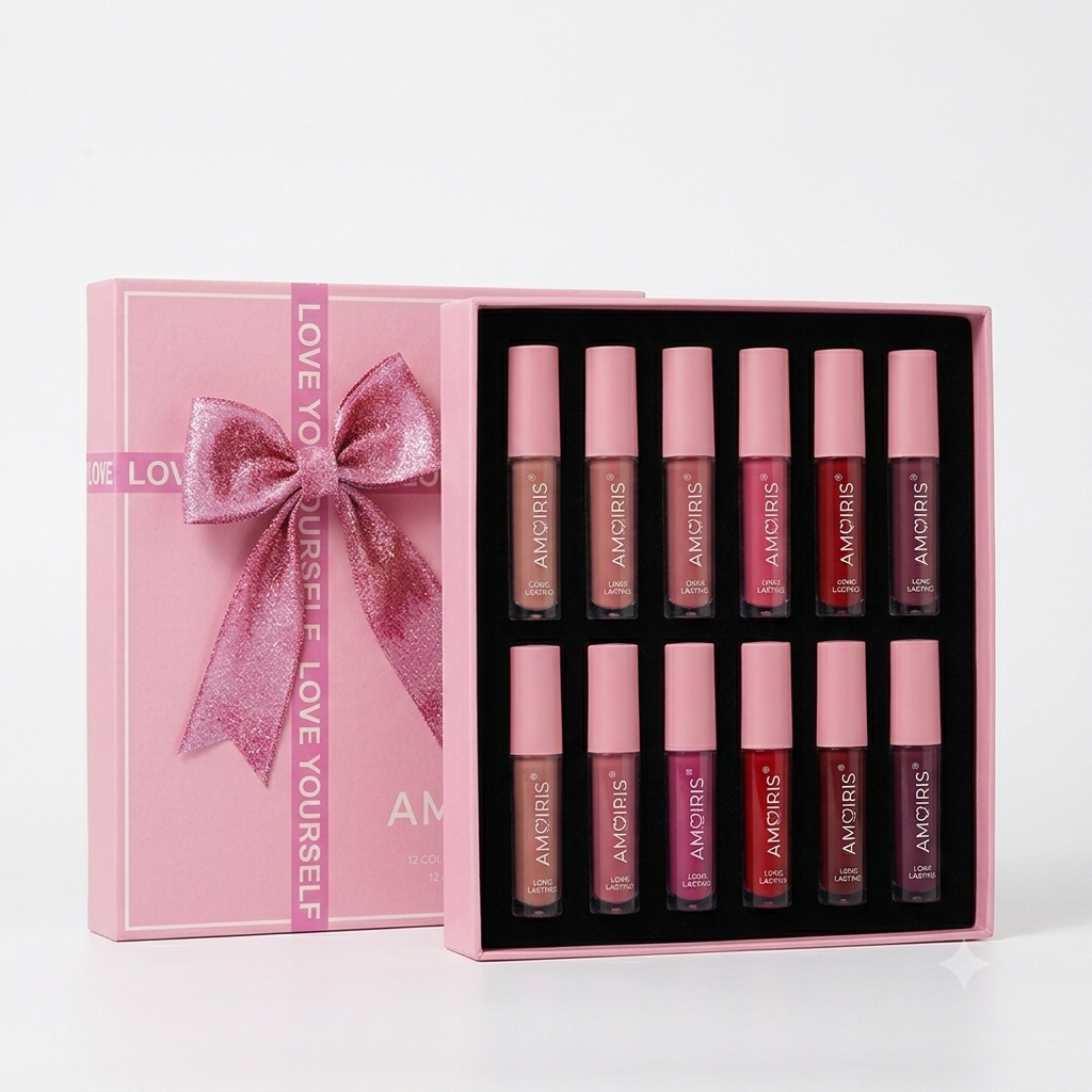 Kit de 12 Labiales Líquidos "Love Yourself" — Larga Duración