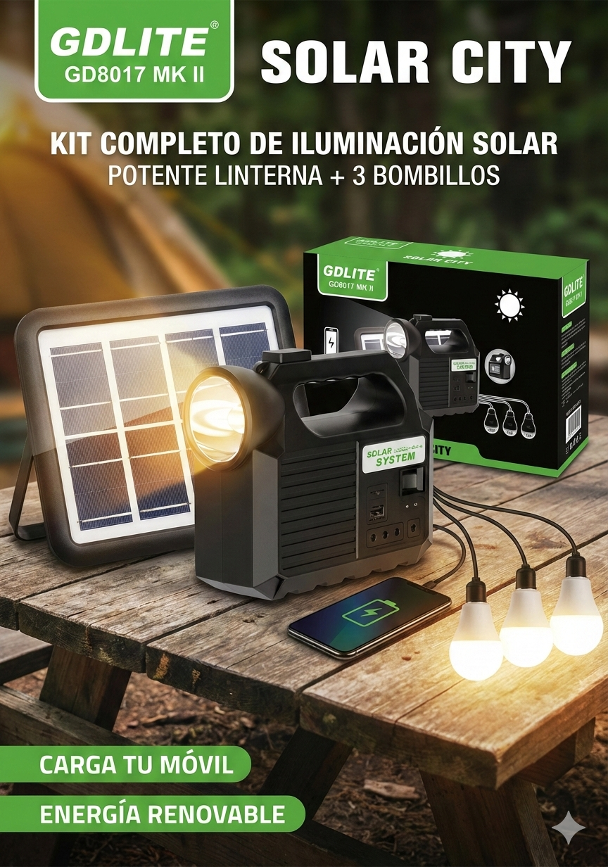 KIT SOLAR TODO EN UNO