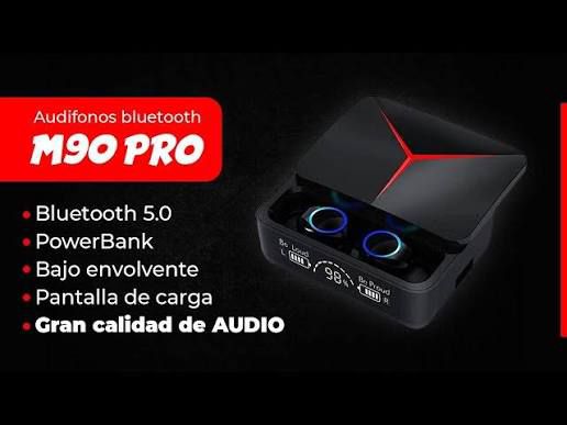 Audífonos Inalámbricos M90 Pro – Sonido Premium, Estilo Gamer 🎧🔥 (Oferta 2x1)