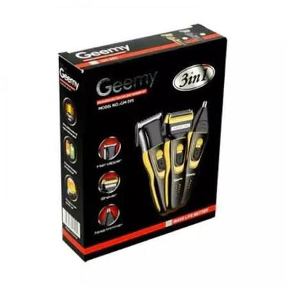 Afeitadora Eléctrica Portátil 3 en 1 — Motor Silencioso, Impermeable, Recargable USB | Hombre y Mujer