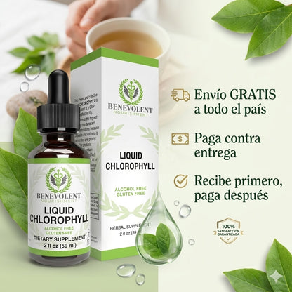 Clorofila Líquida Benevolent — Melatonina + Vitamina D3