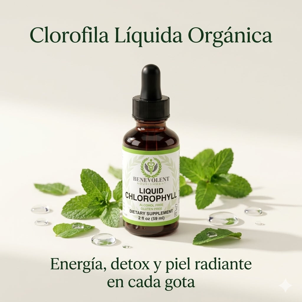 Clorofila Líquida Benevolent — Melatonina + Vitamina D3