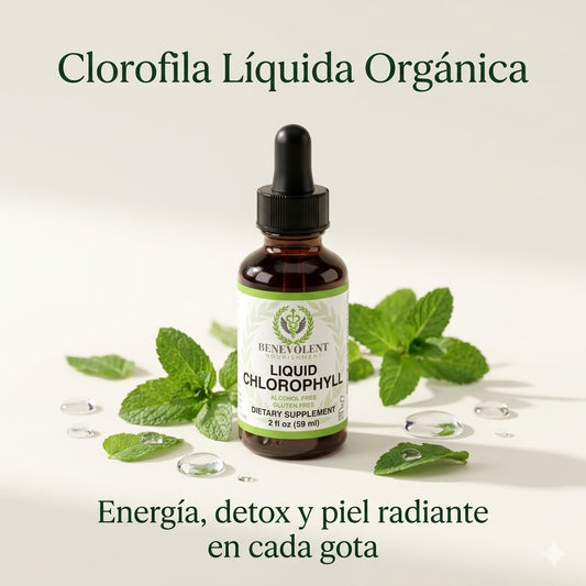 Clorofila Líquida Benevolent — Melatonina + Vitamina D3