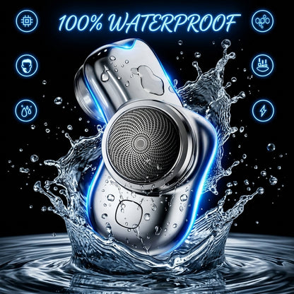 Afeitadora Eléctrica Portátil 3 en 1 — Motor Silencioso, Impermeable, Recargable USB | Hombre y Mujer
