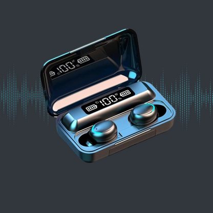Audífonos Inalámbricos F9 TWS 2x1 con Estuche Power Bank – Bluetooth 5.0